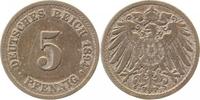  3.5 5 Pf   01294F~3.5 5 Pfennig  1894F s/ss J 012 8,00 EUR Differenzbesteuert nach §25a UstG zzgl. Versand