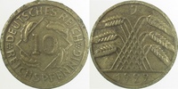     31729J~3.2 10 Pfennig  1929J ss- J 317 4,00 EUR Differenzbesteuert nach §25a UstG zzgl. Versand