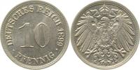     01399D~1.5 10 Pfennig  1899D f. prfr !!! J 013 65,00 EUR Differenzbesteuert nach §25a UstG zzgl. Versand