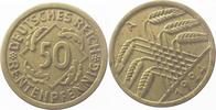     31024A~2.5s 50 Pfennig  1924A ss/vz S315 st.Dreh. J 310 45,00 EUR Differenzbesteuert nach §25a UstG zzgl. Versand