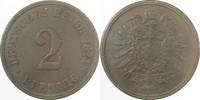 d 2.5 2 Pf 00274C~2.5 2 Pfennig  1874C ss/vz J 002