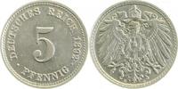  1.5 5 Pf   01292D~1.5 5 Pfennig  1892D vz/stgl !!! J 012 68,00 EUR Differenzbesteuert nach §25a UstG zzgl. Versand