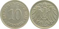     013n13E~1.1 10 Pfennig  1913E prfr/stgl!! J 013 28,00 EUR Differenzbesteuert nach §25a UstG zzgl. Versand