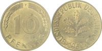 d  38350F~1.0a 10 Pfennig  1950F stgl EA J 383