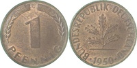 d 1.1 1 Pf 38050G~1.1 1 Pfennig  1950G bfr/stgl J 380