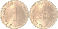  1.1 1 Pf   38069F~1.1 1 Pfennig  1969F bfr/stgl J 380 4,10 EUR Differenzbesteuert nach §25a UstG zzgl. Versand