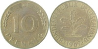 d  38367G~2.2 10 Pfennig  1967G vz- J 383