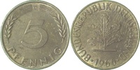  1.5 5 Pf   38266G~1.5 5 Pfennig  1966G f.bfr J 382 5,50 EUR Differenzbesteuert nach §25a UstG zzgl. Versand