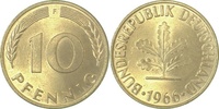     38366F~0.9 10 Pfennig  1966F stgl fein!!! J 383 38,50 EUR Differenzbesteuert nach §25a UstG zzgl. Versand