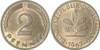  1.0 2 Pf   38167G~1.0 2 Pfennig  1967G stgl J 381 12,50 EUR Differenzbesteuert nach §25a UstG zzgl. Versand