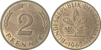  1.2 2 Pf   38167J~1.2 2 Pfennig  1967J bfr J 381 3,60 EUR Differenzbesteuert nach §25a UstG zzgl. Versand