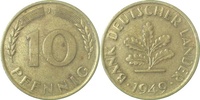 d  37849J~2.5 10 Pfennig  1949J ss/vz J 378