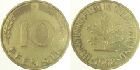    38368F~2.0 10 Pfennig  1968F vz J 383 6,00 EUR Differenzbesteuert nach §25a UstG zzgl. Versand