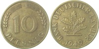     37849J~2.0 10 Pfennig  1949J vz J 378 10,00 EUR Differenzbesteuert nach §25a UstG zzgl. Versand
