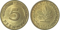 d 0.9 5 Pf 38267F~0.9 5 Pfennig  1967F stgl/fein J 382