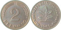 d 1.0 2 Pf 38163J~1.0 2 Pfennig  1963J stgl J 381