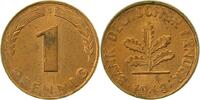 d 0.9 1 Pf 37648G~0.9 1 Pfennig  1948G stgl. fein !!! J 376