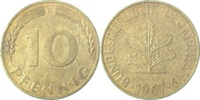 d  38367G~2.5 10 Pfennig  1967G ss/vz J 383