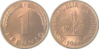 d 0.9 1 Pf 38066F~0.9 1 Pfennig  1966F stgl fein J 380