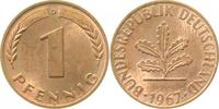  1.1 1 Pf   38067D~1.1 1 Pfennig  1967D bfr/stgl J 380 7,50 EUR Differenzbesteuert nach §25a UstG zzgl. Versand