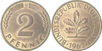 1.0 2 Pf   38162D~1.0 2 Pfennig  1962D stgl J 381 10,00 EUR Differenzbesteuert nach §25a UstG zzgl. Versand