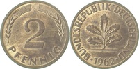  1.2 2 Pf   38162J~1.2 2 Pfennig  1962J bfr J 381 7,50 EUR Differenzbesteuert nach §25a UstG zzgl. Versand