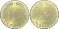     38350D~1.2 10 Pfennig  1950D bfr J 383 7,50 EUR Differenzbesteuert nach §25a UstG zzgl. Versand