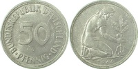     38466D~1.8 50 Pfennig  1966D vz/bfr J 384 5,00 EUR Differenzbesteuert nach §25a UstG zzgl. Versand