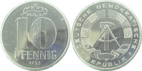     151086A~1.0a 10 Pfennig  DDR 1986A spgl. J1510 16,00 EUR Differenzbesteuert nach §25a UstG zzgl. Versand