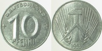     150753E~2.0 10 Pfennig  DDR 1953E vz J1507 25,00 EUR Differenzbesteuert nach §25a UstG zzgl. Versand