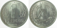  0.9 1 Pf   150877A~0.9 1 Pfennig  DDR 1977A stgl/matt fein J1508 5,00 EUR Differenzbesteuert nach §25a UstG zzgl. Versand