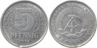 d 5 Pf 150982A~2.5b 5 Pfennig  DDR 1982A ss/vz kl. Zainende J1509