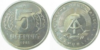  5 Pf   150981A~1.0a 5 Pfennig  DDR 1981A spgl. J1509 3,10 EUR Differenzbesteuert nach §25a UstG zzgl. Versand