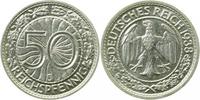     32438J~1.5 50 Pfennig  1938J vz/stgl !!! J 324 60,00 EUR Differenzbesteuert nach §25a UstG zzgl. Versand