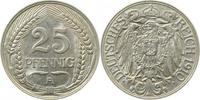     01810A~1.8 25 Pfennig  1910A vz+ J 018 10,00 EUR Differenzbesteuert nach §25a UstG zzgl. Versand