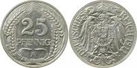 d  01811A~1.2 25 Pfennig  1911A f.stgl. J 018