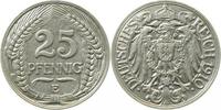     01810E~1.8 25 Pfennig  1910E vz+ J 018 19,00 EUR Differenzbesteuert nach §25a UstG zzgl. Versand