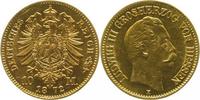    21372H~1.3-GG 10 Mark  1872H Ludwig III Hessen f.prfr/f.stgl !!! J 213 1500,00 EUR Differenzbesteuert nach §25a UstG zzgl. Versand