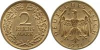  2 RM   32031F-2.2-GG 2 Reichsmark  1931F vz+ J 320 110,00 EUR Differenzbesteuert nach §25a UstG zzgl. Versand
