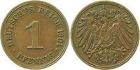  1 Pf   010n01G~2.2-H 1 Pfennig  1901G f. vz J 010 22,00 EUR Differenzbesteuert nach §25a UstG zzgl. Versand