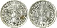     32438G~2.0b 50 Pfennig  1938G vz min. Rf. und 1 Fleck J 324 25,00 EUR Differenzbesteuert nach §25a UstG zzgl. Versand