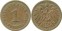  2.0 1 Pf   01091E~2.0 1 Pfennig  1891E vz J 010 60,00 EUR Differenzbesteuert nach §25a UstG zzgl. Versand