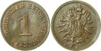  1 Pf   00177A~3.0b 1 Pfennig  1877A ss/RS:ger.Unebenh. J 001 130,00 EUR Differenzbesteuert nach §25a UstG zzgl. Versand