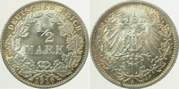 d  01616A~1.0a 0.5 Mark  1916A stgl. EA, herrliche Patina J 016