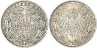     015n01A~2.2 50 Pfennig  1901A fast VZ, leichte Patina J 015 328,00 EUR Differenzbesteuert nach §25a UstG zzgl. Versand