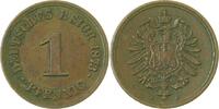  1 Pf   00173A~2.0b-GG 1 Pfennig  1873A vz Wertseite leicht fleckig J 001 745,00 EUR Differenzbesteuert nach §25a UstG zzgl. Versand