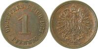 d 1 Pf 00175B~1.1-H 1 Pfennig  1875B prfr, Originalfarbe J 001