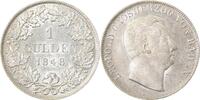 d 1 Gulden Gld-Bad-1848-1.5-GG   Baden 1848 vz/stgl !! null