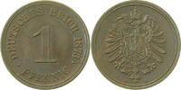 d 1.5 1 Pf 00173A~1.5 1 Pfennig  1873A f.prfr./f.prfr. !!! J 001