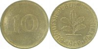 d  U38369-1.8 10 Pfennig  1969 o.Mzz. Ws nur 10 geprägt !!!!! J 383